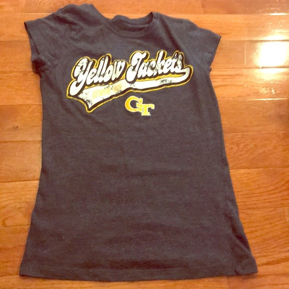 JUNIORS medium Georgia Tech top - Picture 1 of 3